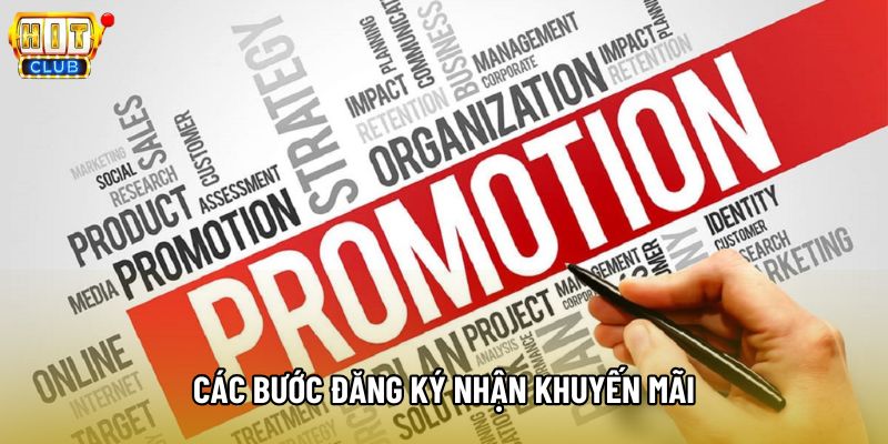 Các bước đăng ký nhận khuyến mãi Các bước đăng ký nhận khuyến mãi