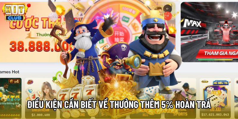 Điều kiện cần biết về thưởng thêm 5% hoàn trả Điều kiện cần biết về thưởng thêm 5% hoàn trả