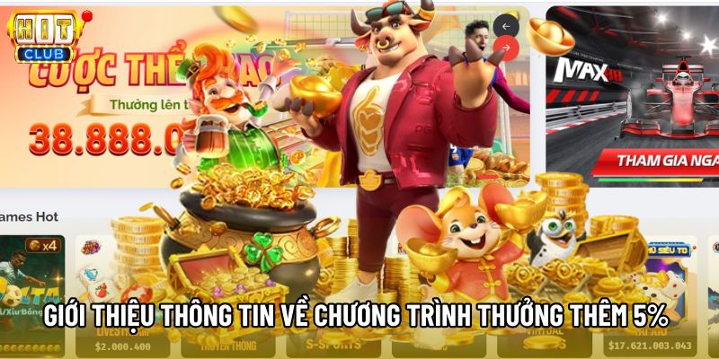Giới thiệu thông tin về chương trình thưởng thêm 5% hoàn trả Giới thiệu thông tin về chương trình thưởng thêm 5% hoàn trả